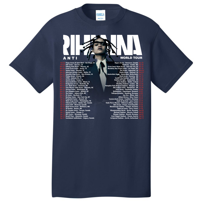 Rihanna 16 Back Basic T-shirt | Artistshot