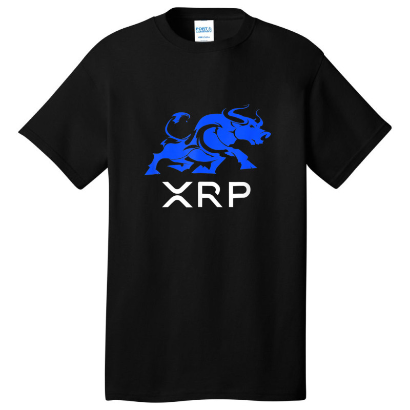 Market Bullrun Ripple The To Moon Cryptocurrency Xrp Rally Basic T-shirt by DustinNewman | Artistshot