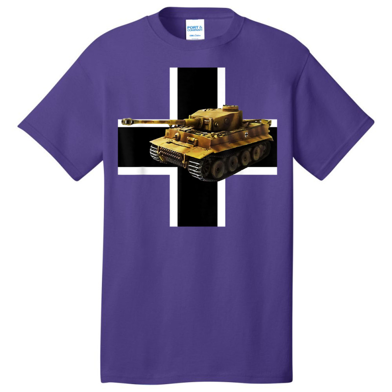 World War 2 German Tank Panzer Tiger I Wwii Historic Idea T Shirt Basic T-shirt by cm-arts | Artistshot