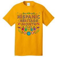 National Hispanic Heritage Month Basic T-shirt | Artistshot