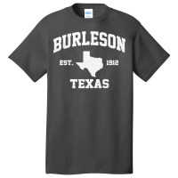 Burleson Texas Tx Vintage State Athletic Style Premium Basic T-shirt | Artistshot