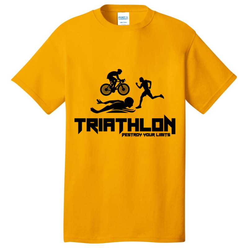 Triathlon Basic T-shirt by YAMARIMULERO | Artistshot