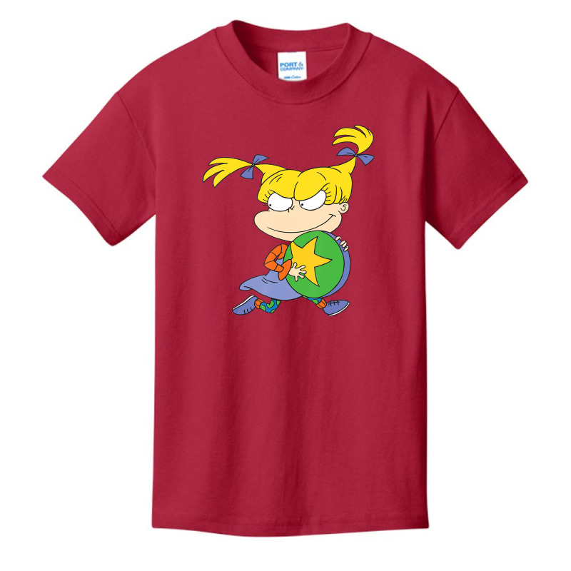 Angelica Running Away With Ball Basic Youth T-shirt by cm-arts | Artistshot