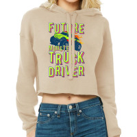 Kids Future Monster Truck Driver | Racing Lovers Cropped Hoodie | Artistshot