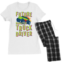 Kids Future Monster Truck Driver | Racing Lovers Women's Pajamas Set | Artistshot