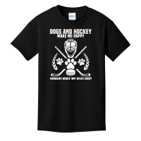 Hockey Makes Me Ice Hockey Happy Player Gift Penalty Box T Shirt Basic Youth T-shirt | Artistshot