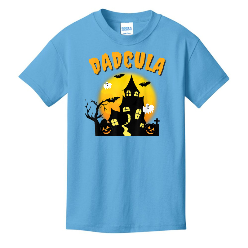 Dadcula Funny Dad Halloween Costume Spooky Season Scary Mens Basic Youth T-shirt | Artistshot