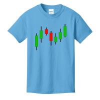 Candlestick Stock Market Graph Basic Youth T-shirt | Artistshot