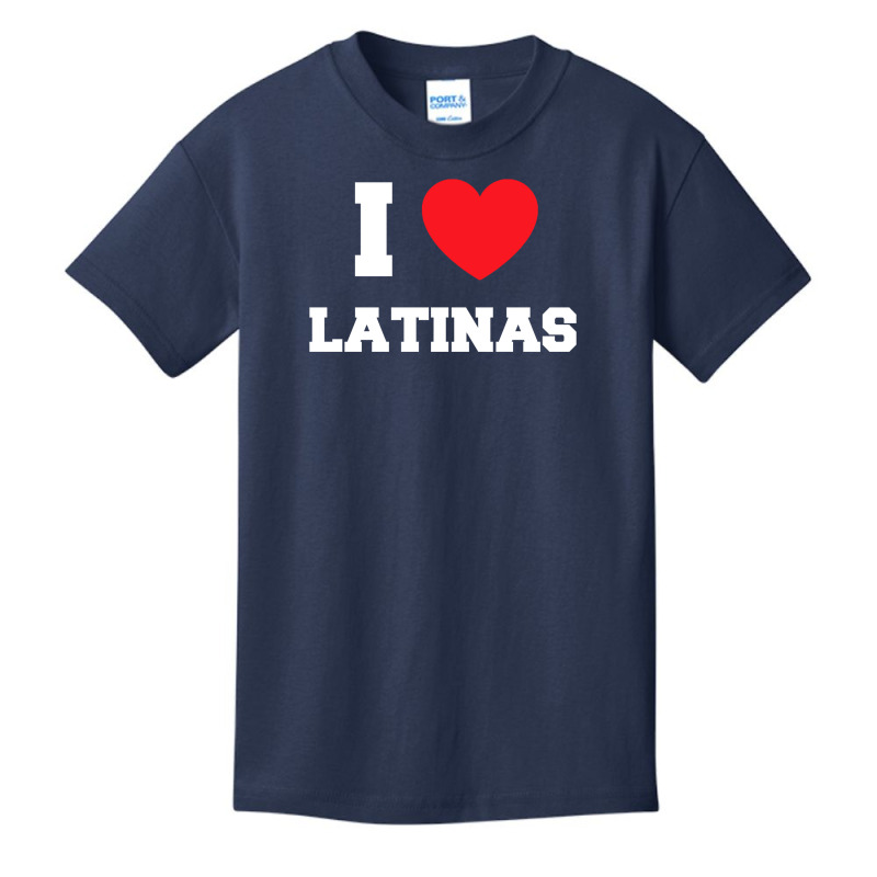 I Love Latinas Pullover Hoodie Basic Youth T-shirt by cm-arts | Artistshot