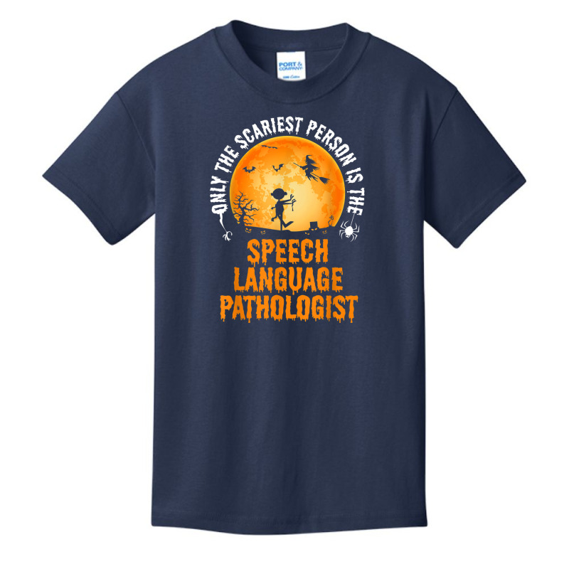 Halloween Speech Language Pathologist For Men & Women Basic Youth T-shirt by Queens | Artistshot