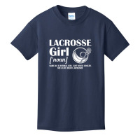 Lacrosse Quote Definition Woman Girl Basic Youth T-shirt | Artistshot