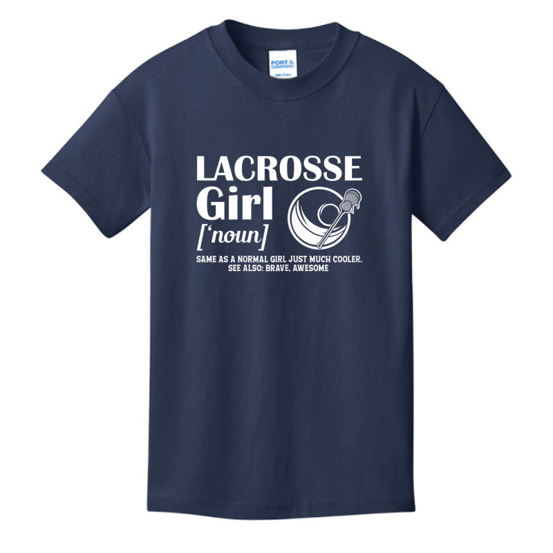 Lacrosse Quote Definition Woman Girl Basic Youth T-shirt by cm-arts | Artistshot