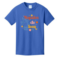 Nopales De Leer Spanish Teacher Maestra Cactus Bilingual T Shirt Basic Youth T-shirt | Artistshot