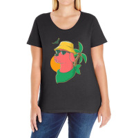 Summer Dog Ladies Curvy T-shirt | Artistshot