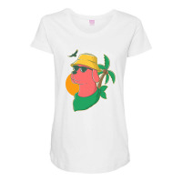 Summer Dog Maternity Scoop Neck T-shirt | Artistshot