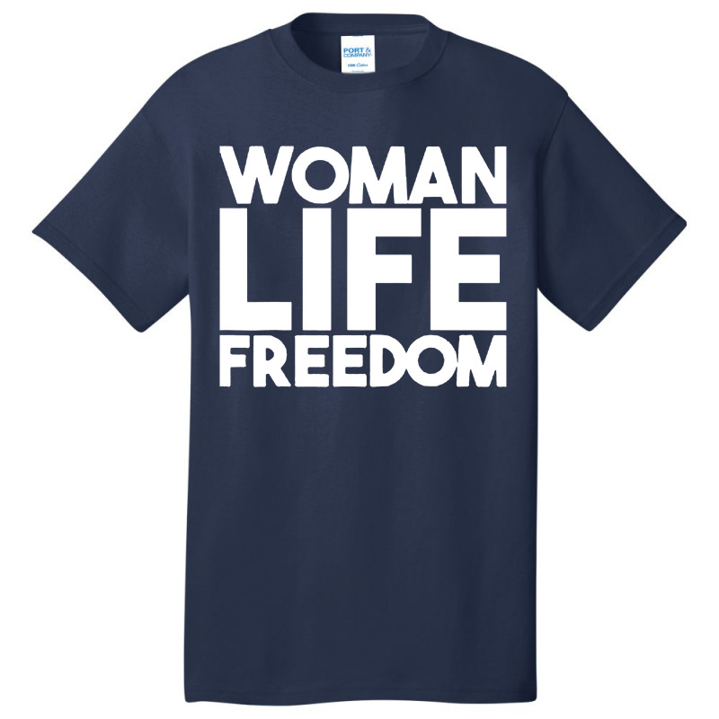 Woman Life Freedom Iran Zan Zendegi Azadi Basic T-shirt by Blackbubbles | Artistshot