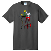 Snopy Christmas Ladies Fitted Basic T-shirt | Artistshot