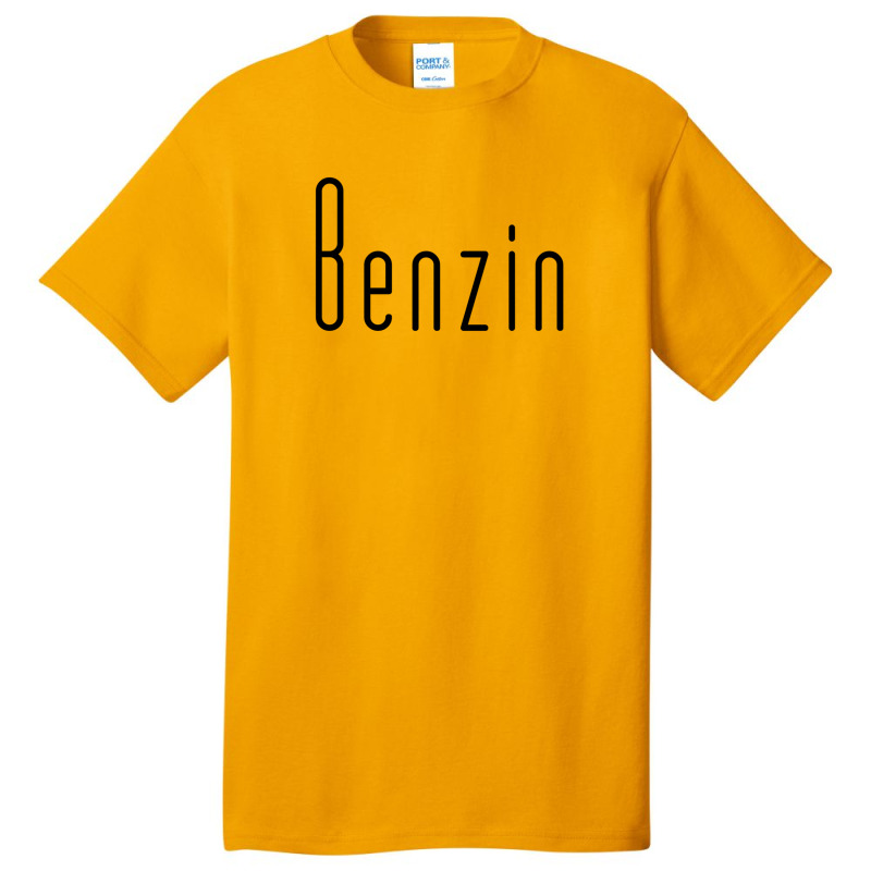 Benzin (black Text) Basic T-shirt by JosephVanlandingham | Artistshot