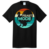 Thanksgiving Turkey Feast Mode Funny Thanksgiving Vintage Turkey Trot  Basic T-shirt | Artistshot