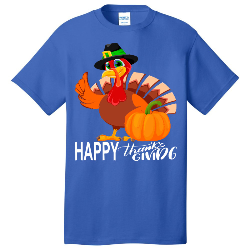 Thanksgiving Turkey Happy Thanks Giving Turkey Day Funny Gift Basic T-shirt | Artistshot