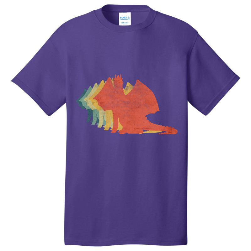 Dragon Retro Vintage Color Basic T-shirt by Kenlofu52 | Artistshot