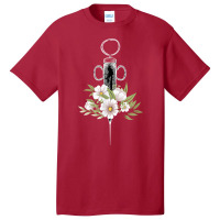 Phlebotomist Life Injection Phlebotomy Flowers Syringe T Shirt Basic T-shirt | Artistshot