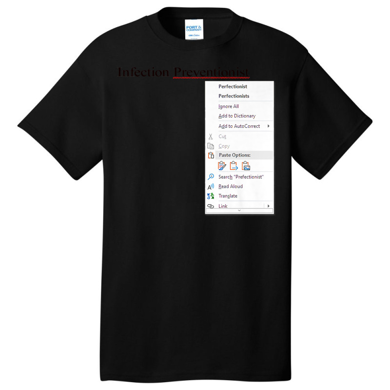 Funny Infection Preventionist Perfectionist Premium T Shirt Basic T-shirt | Artistshot