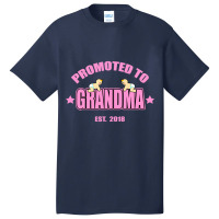 Promoted To Grandma 2018 Mothers Day Basic T-shirt | Artistshot