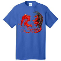 Rising Phoenix Fire And Dragon T Shirt Basic T-shirt | Artistshot