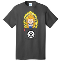 Pocket Chibi Super Saiyan 3 Vegeta Basic T-shirt | Artistshot