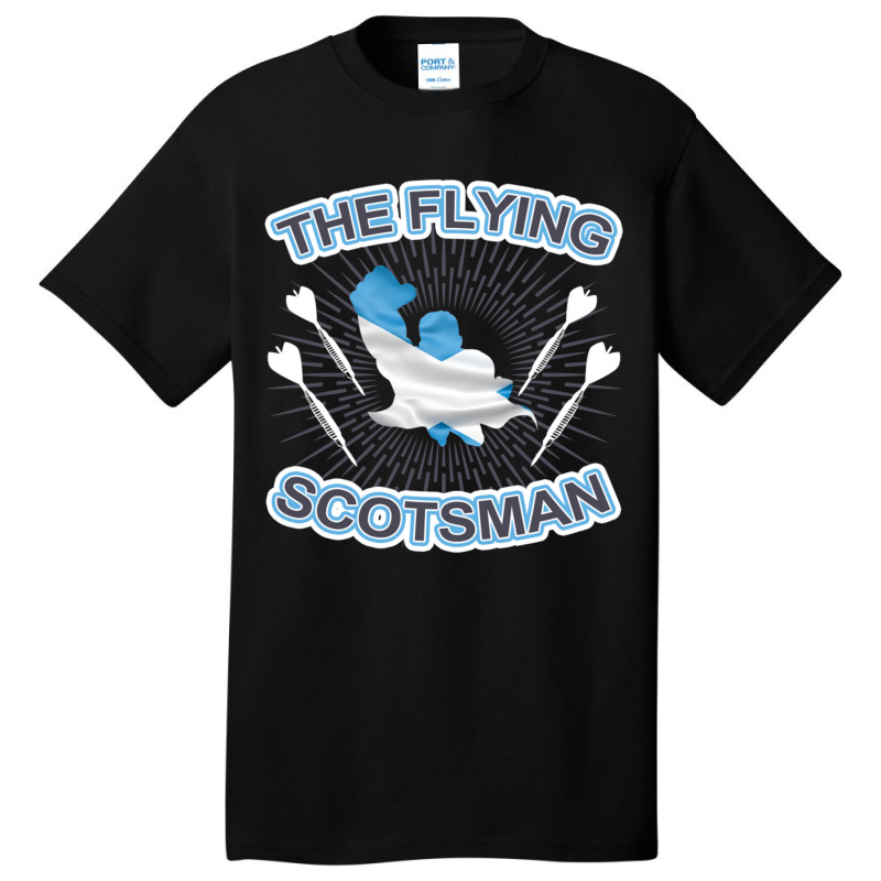 Darts The Flying Scotsman Darter Basic T-shirt by THOMASMANUEL | Artistshot