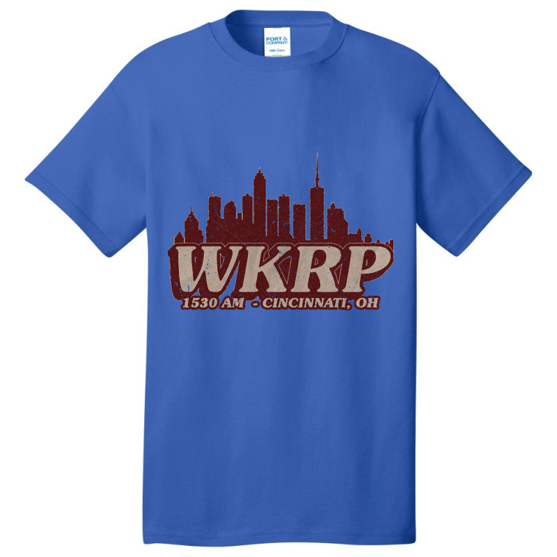 Wkrp - City Skyline Retro Basic T-shirt | Artistshot