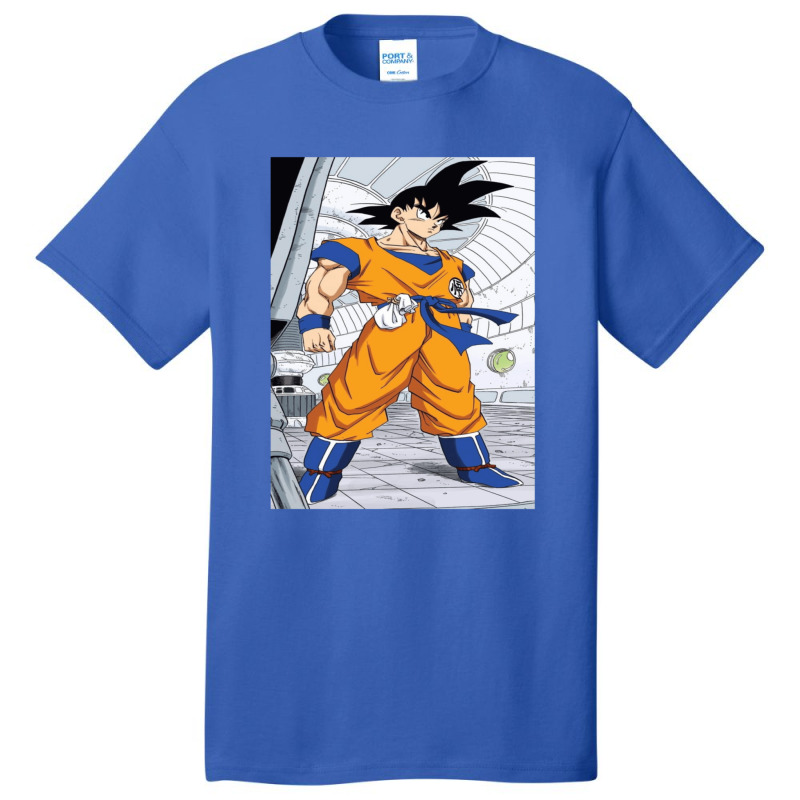 Goku Arrives Gift Basic T-shirt by KristianFreeman | Artistshot