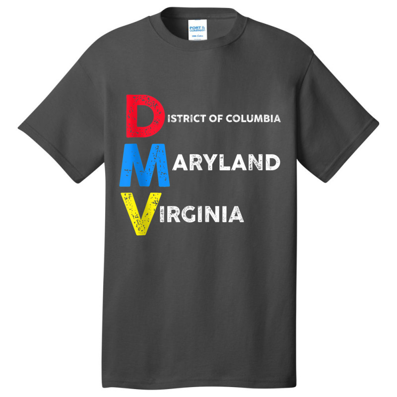 Dmv Native Aka Dc, Maryland And Virginia Tank Top Basic T-shirt | Artistshot