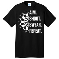 Darts Problems Dartboard Fun Hobby Dart Player Basic T-shirt | Artistshot