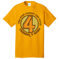 Anchorman Channel 4 News Basic T-shirt | Artistshot