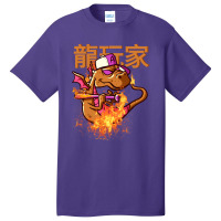 The Player Dragon The Baseball Bat Dragon Lichdragon Chinese Writing E Basic T-shirt | Artistshot