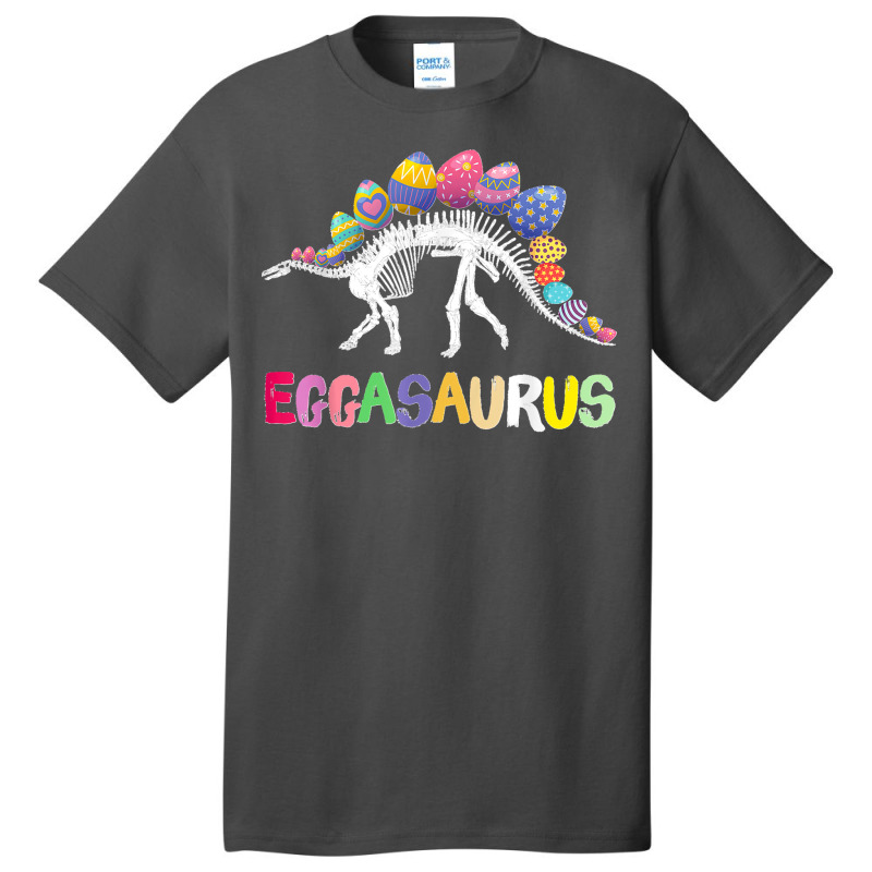 Funny Eggasaurus Stegosaurus Egg Dinosaur Happy Easter Day Basic T-shirt | Artistshot