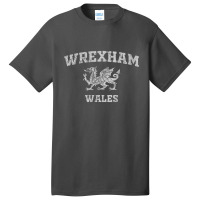 Wrexham Wales Retro Vintage Pullover Hoodie Basic T-shirt | Artistshot