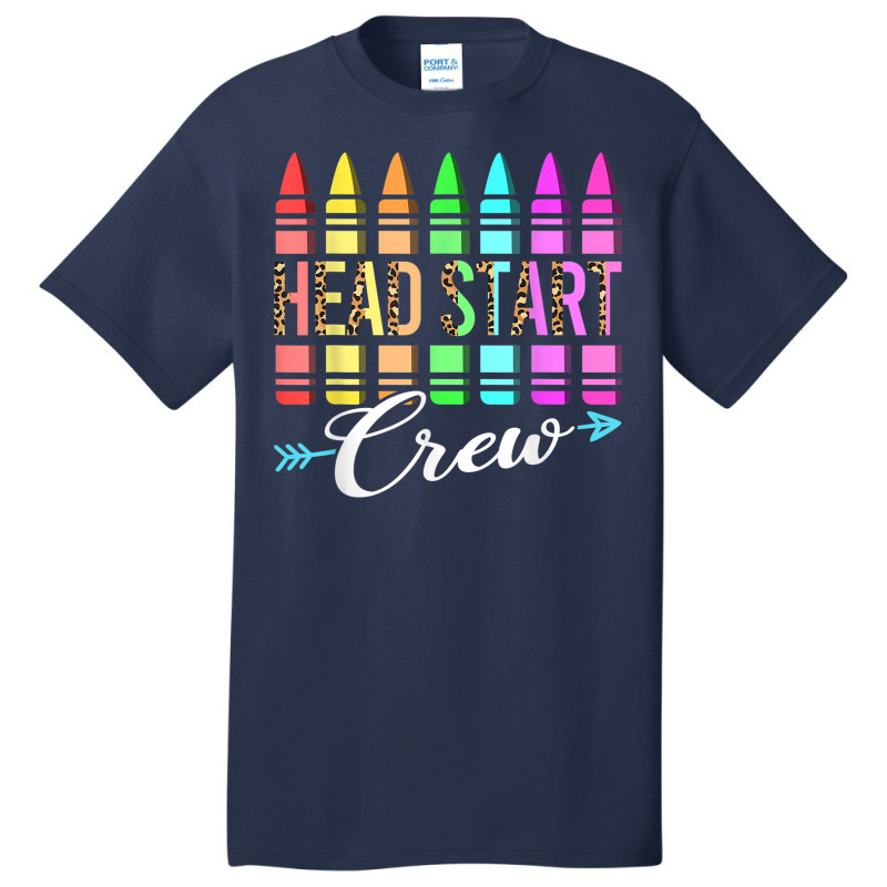 Team Head Start Crew Back To School Crayons Kids Teacher Basic T-shirt by MindyLeeLucas | Artistshot