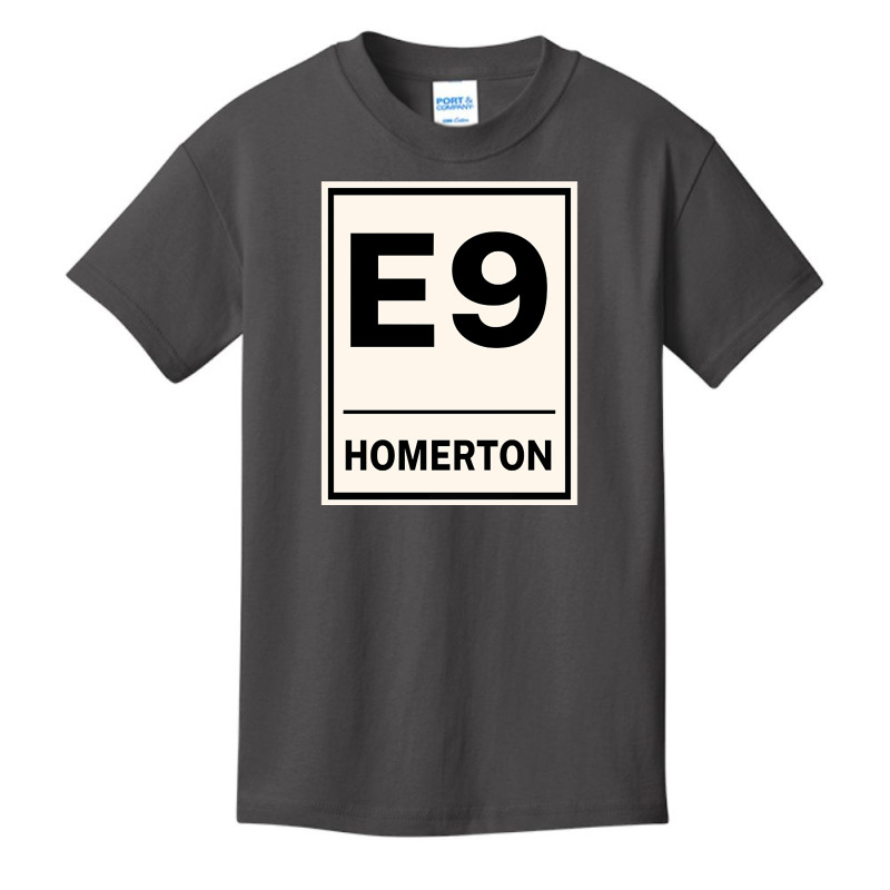 E9 Homerton Postcode United Kingdom Basic Youth T-shirt by fenderbendable | Artistshot