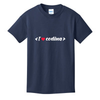 I Love Coding - Programmers T-shirt Basic Youth T-shirt | Artistshot