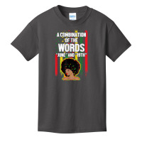 Combination Of The Words June 19th Women Black History T Shirt Basic Youth T-shirt | Artistshot