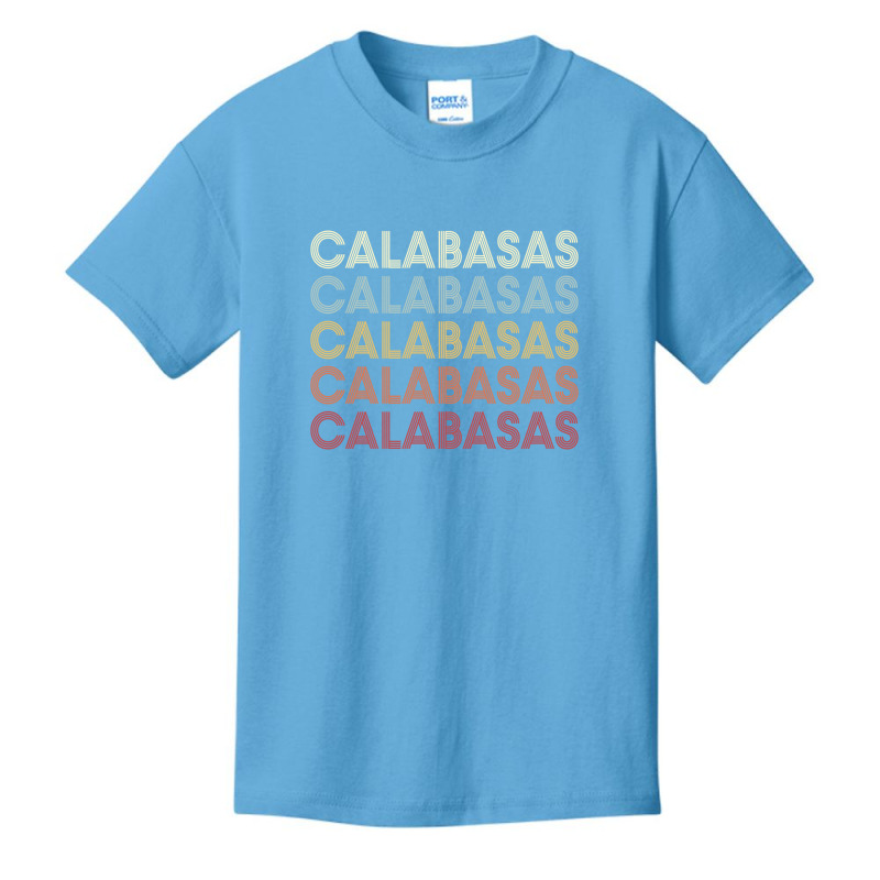 Calabasas California Calabasas Ca Retro Vintage Text Long Sleeve T Shi Basic Youth T-shirt by cm-arts | Artistshot