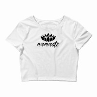 Namaste Lotus For Light Crop Top | Artistshot