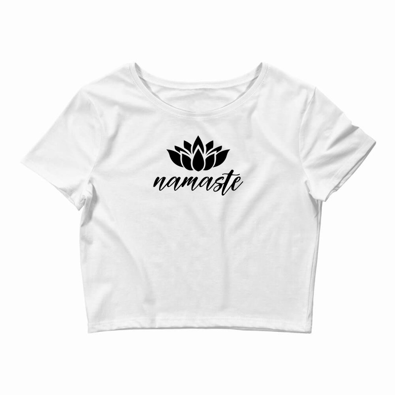 Namaste Lotus For Light Crop Top by autlu2024 | Artistshot