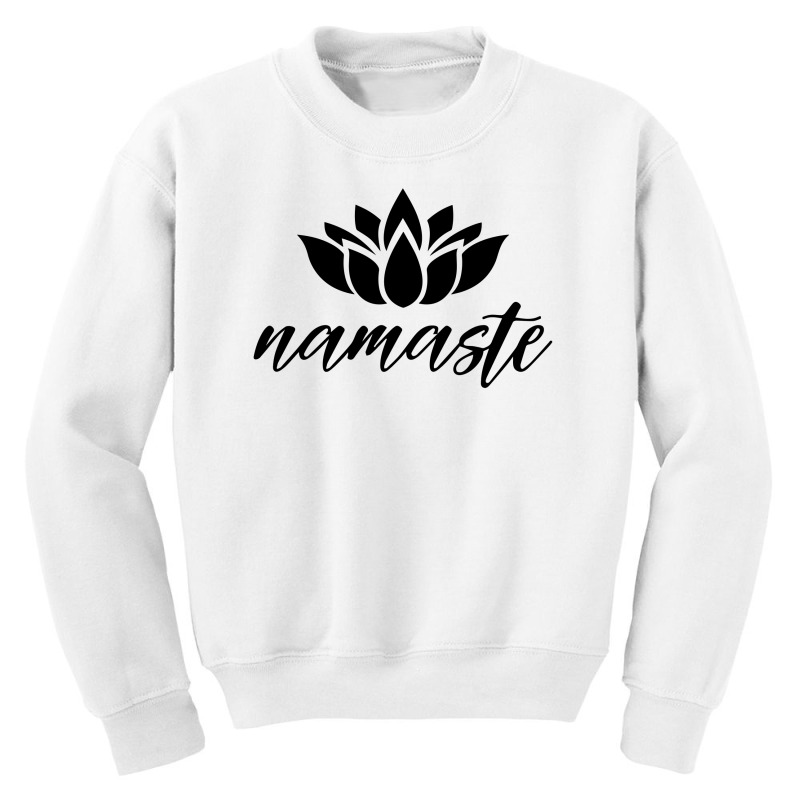 Namaste Lotus For Light Youth Sweatshirt by autlu2024 | Artistshot