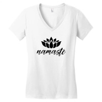 Namaste Lotus For Light Women's V-neck T-shirt | Artistshot