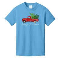 Vintage Wagon Christmas T Shirt   Tree On Car Xmas Vacation Basic Youth T-shirt | Artistshot