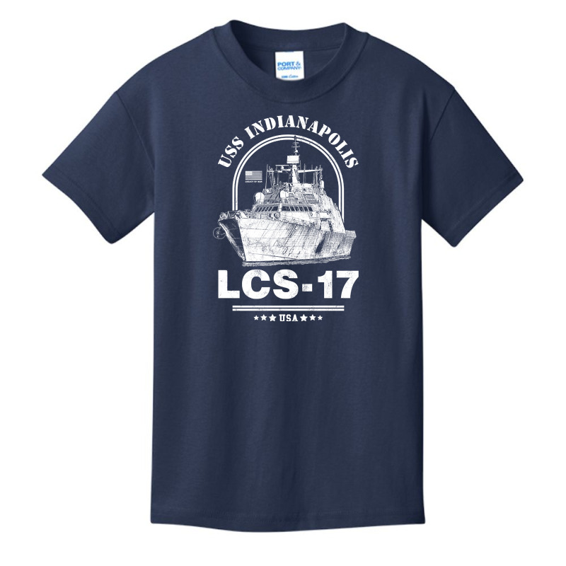 Uss Indianapolis Lcs-17 Basic Youth T-shirt by degreesgunner | Artistshot